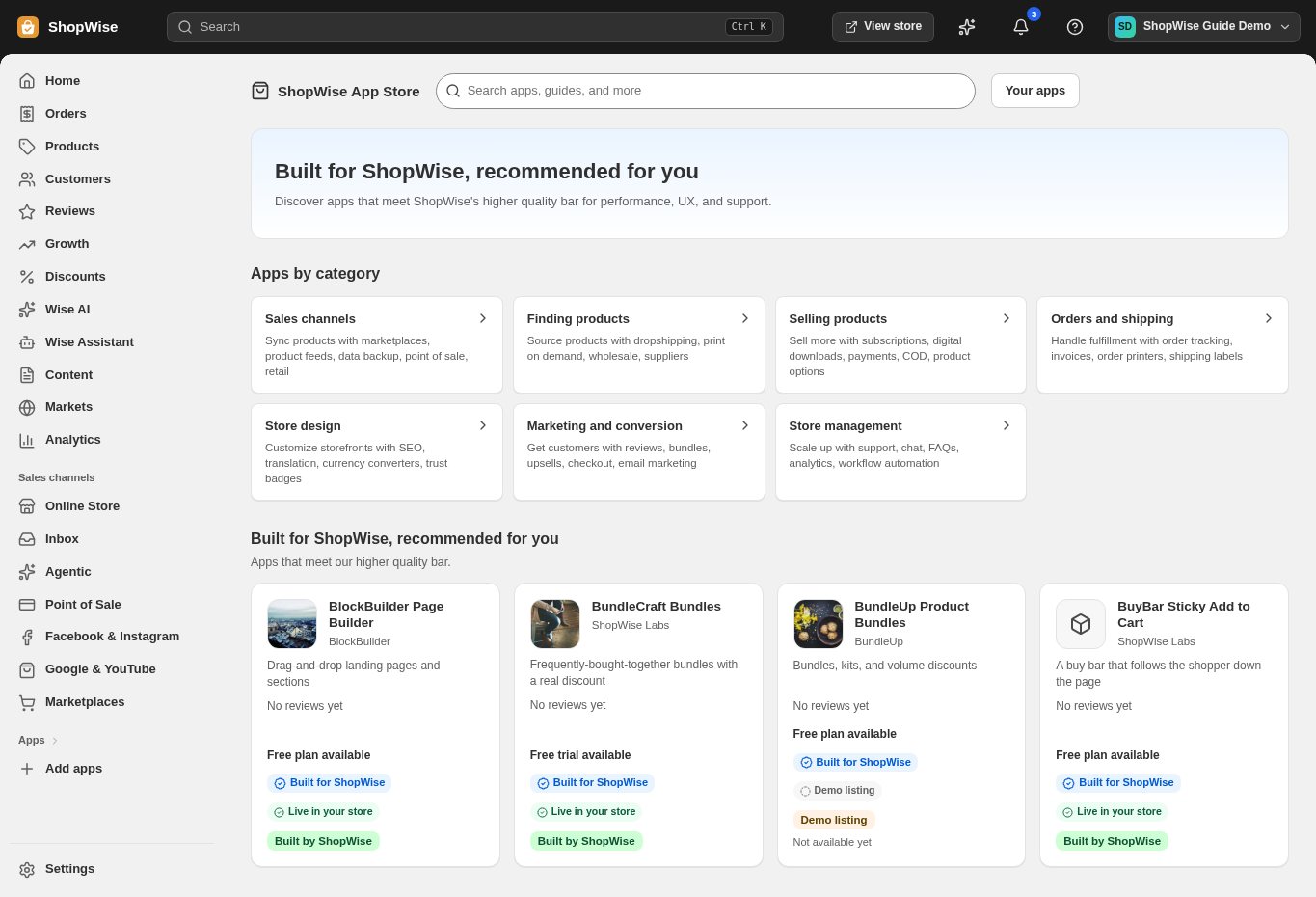 Demonstration of the Lulu apps workspace