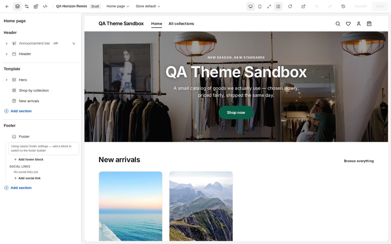 The Lulu theme editor open on a draft theme in a development store