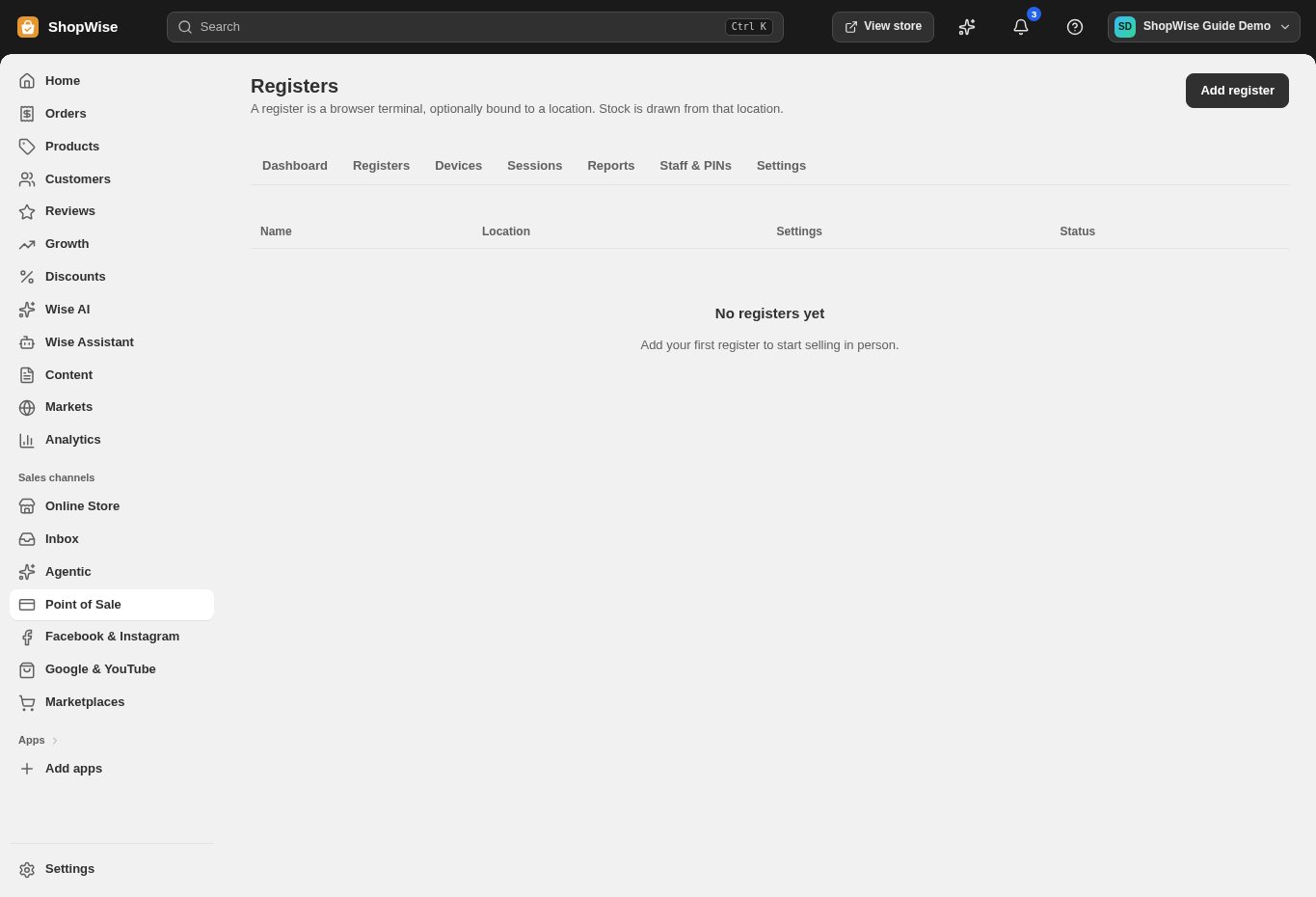Complete the setup checklist — actual Lulu demonstration admin
